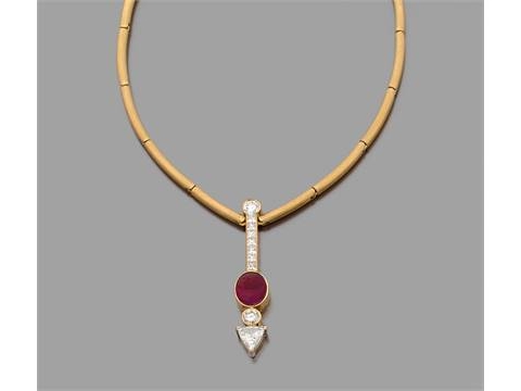 Parure rubis